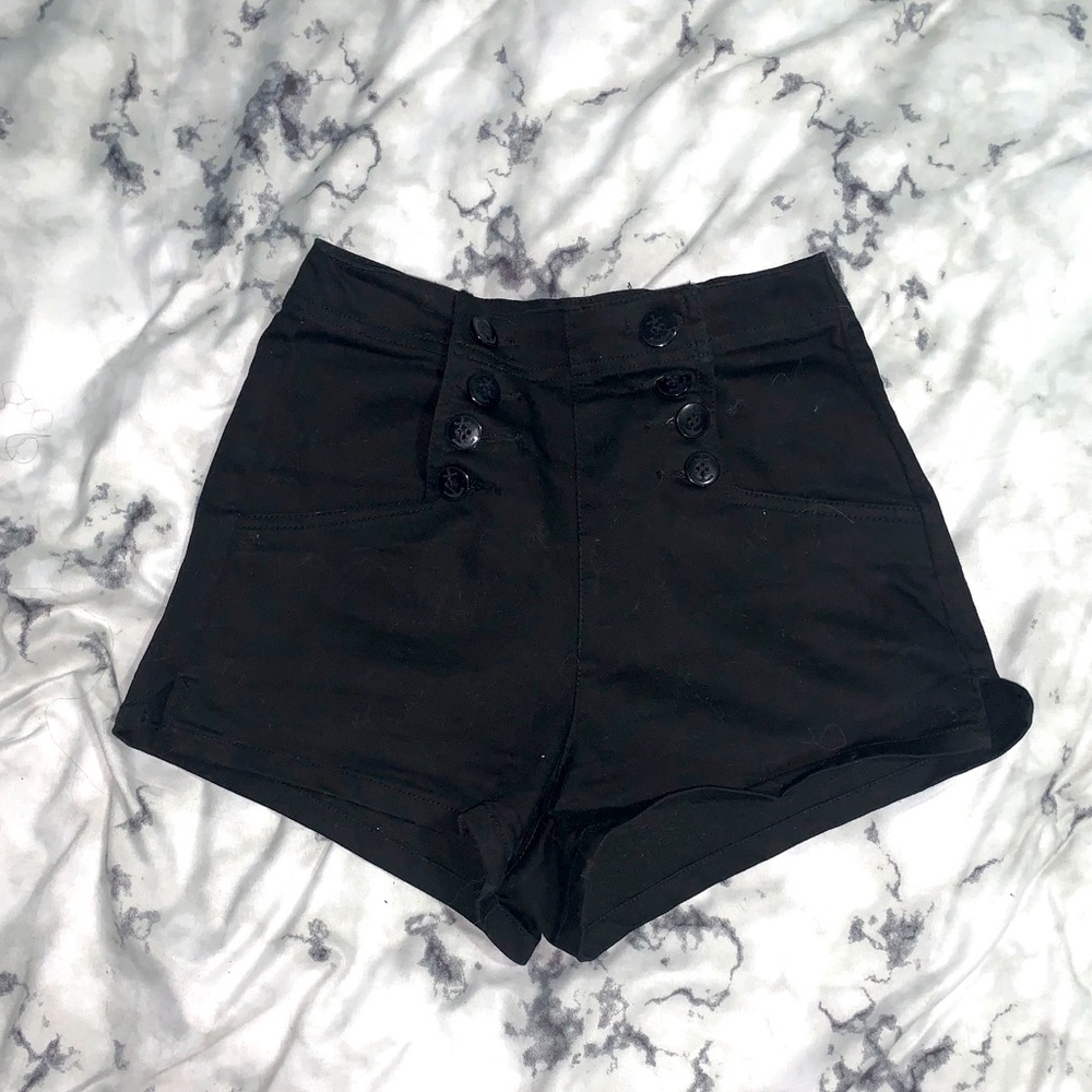Black shorts